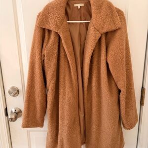 Warm Tan Teddy Jacket